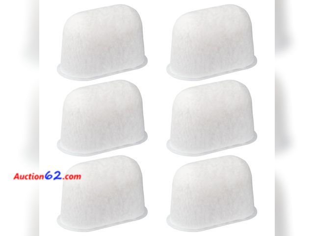 Lot 44-730 - 6 Pack Resin Coffee Machine Water Filters Replacement for Breville Espresso Machine BWF100, 870 878 880 860 840 810 450 500, Hard Water Soft...