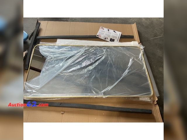 Lot 44-117e - $150 Retail price - Gold Framed Wall Mirror Appears New, A basic inspection has been given to this item. Sold AS-IS. See All Photo's