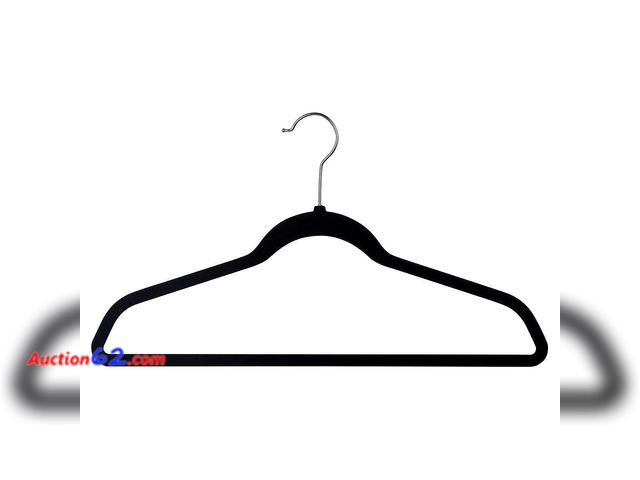 Lot 44-958 - Flocked Hangers - Two 50-Packs See All Photo's Not Tested Appears New with box damage