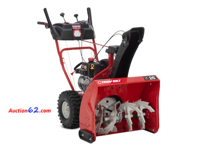 Lot 44-00w - Retail value $1,229- Storm 26 in. 208 cc Two- Stage Gas Snow Blower with Electric Start Self Propelled Appears New, A basic inspection has b...