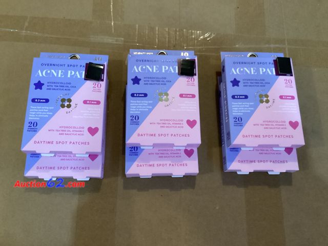 Lot 44-7713j - Lot of (6) 20 packs of acne packs.  Appears New, A basic inspection has been given to this item. Sold AS-IS. See All Photo's