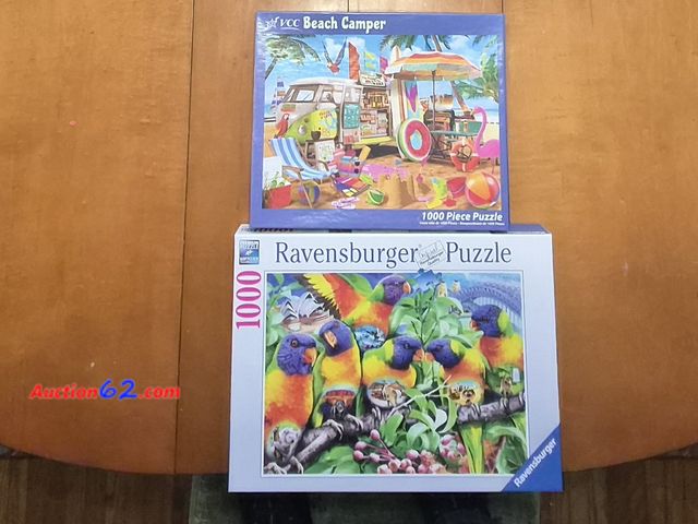 Lot 44-3012f - Lot of 2 Puzzles - Used but in excellent condition - We believe all pieces are there but can not guarantee some might be missing - See Pictu...