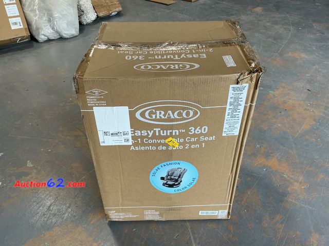 Lot 44-850 - $150 Retail price - Graco EasyTurn 360 Convertible Car Seat See All Photo's Not Tested Appears New, A basic inspection has been given to thi...