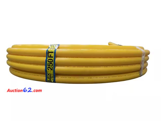 Lot 44-83g - Retail of $280- HOME-FLEX 1-1/4 in. IPS x 250 ft. DR 11 Underground Yellow Polyethylene Gas Pipe Appears New, A basic inspection has been gi...