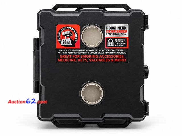 Lot 44-6180m - Roughneck Magnetic Locking Box Appears New, A basic inspection has been given to this item. Sold AS-IS. See All Photo's Not Tested