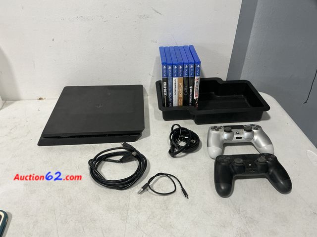 Lot 44-03w - Lot of Used PS4 &amp; Games- (2) Controllers- Seller States Working Condition  Used See All Photo's Not Tested