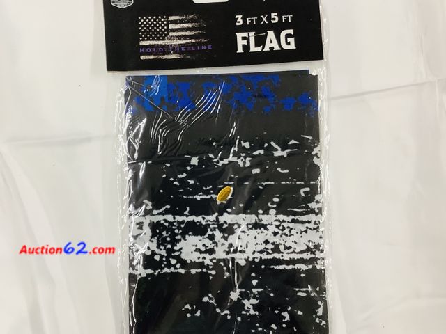 Lot 44-7526k - Buck wear 3ft x 5ft HOLD THE LINE flag. See All Photo's Never opened, Factory Sealed