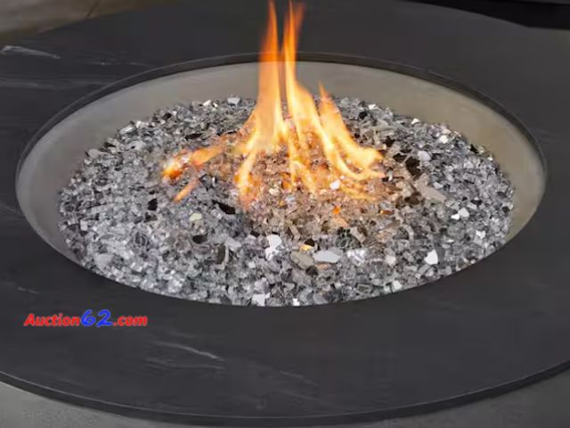 Lot 44-1695f - 1/4 in. 10 lbs. Silver Reflective Tempered Fire Glass Appears New, A basic inspection has been given to this item. Sold AS-IS. See All Photo...