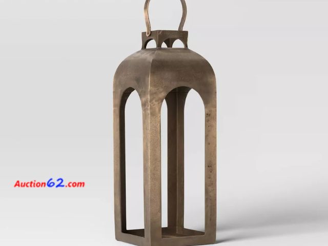 Lot 44-1760w - CRC 21.875"x8" Pillar Candle Lantern Not Tested See All Photo's Appears New, A basic inspection has been given to this item. Sold AS-IS.
