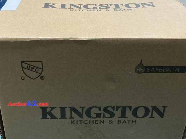 Lot 44-133w - Gold Kingston Brass Tub and Shower Faucet Valve  Appears New, A basic inspection has been given to this item. Sold AS-IS.