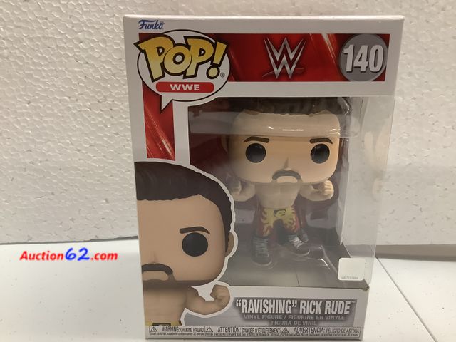 Lot 44-6228e - FUNKO POP! WWE, “ Ravishing Rick Rude” #140 Vinyl Figure. Appears New, A basic inspection has been given to this item. Sold AS-IS. See All P...