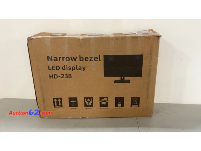 Lot 44-1718e - $119.9 Retail price - Thinlerain 23.8 inch Computer Monitor 1920x1080 Vertical PC Monitor with HDMI VGA AV BNC USB Ports, Multi-Function Sta...