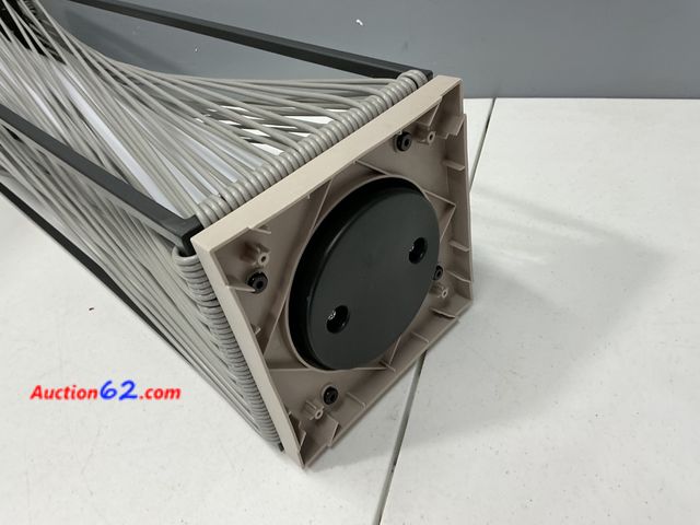 Lot 44-2532w - $79.99 Retail price - Solar Yard Outdoor Solar Floor Lamp Resin Wicker Solar Light Outdoor Waterproof for Yard, Garden, Pathway, Deck, Dazzl...