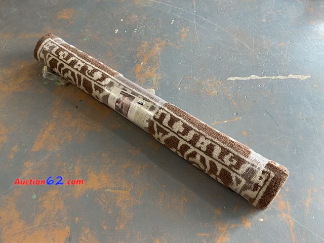 Lot 44-856 - Threshold Area Rug 5x7 Tile Print Brown/Cream See All Photo's Not Tested E-Commerce Return, A basic inspection has been given to this item. ...