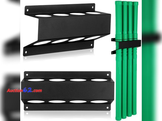 Lot 44-195 - DoubleFill 5 Pcs Welding Rod Storage Set 4 Slot Tig Welding Filler Rod Holder with 4 Pcs 40 Inch Tungsten Electrode Storage Tubes Wall Mount...