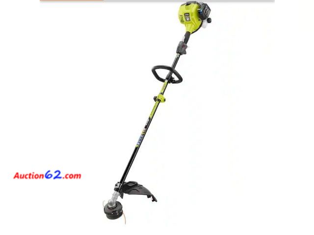 Lot 44-7400o - RYOBI 25cc 2-stroke attachment capable full crank straight gas string trimmer  E-Commerce Return, A basic inspection has been given to this ...