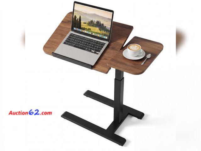 Lot 44-241m - $115.99 Retail price - 28" Overbed Table with Wheels,Dual-Tiltable Hospital Medical Over Bed Table See All Photo's Appears New, A basic insp...