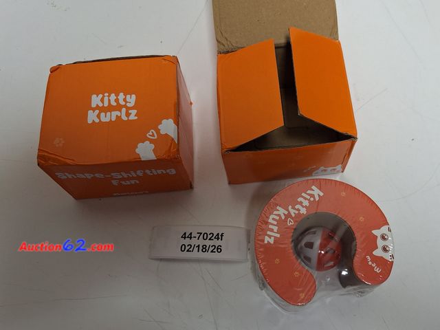 Lot 44-7024f - 2 cat scratch board cat toy with bell  Appears New, A basic inspection has been given to this item. Sold AS-IS.