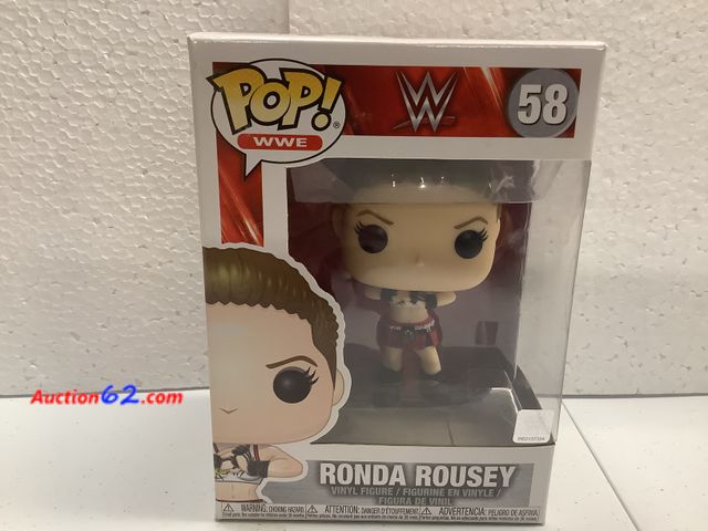 Lot 44-6226e - POP! WWE “Ronda Rousey” #58, Vinyl Figure, Funko. Appears New, A basic inspection has been given to this item. Sold AS-IS. See All Photo's N...