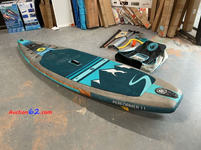 Lot 44-900w - Body Glove Performer GTS Inflatable Paddle Board- Holding Air- Pump Not Tested E-Commerce Return, A basic inspection has been given to this ...