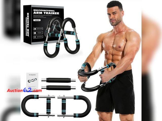 Lot 44-4064f - Twister arm trainer, adjustable chest workout equipment for men and women home gym strength trainer, muscle builder and strength training fo...