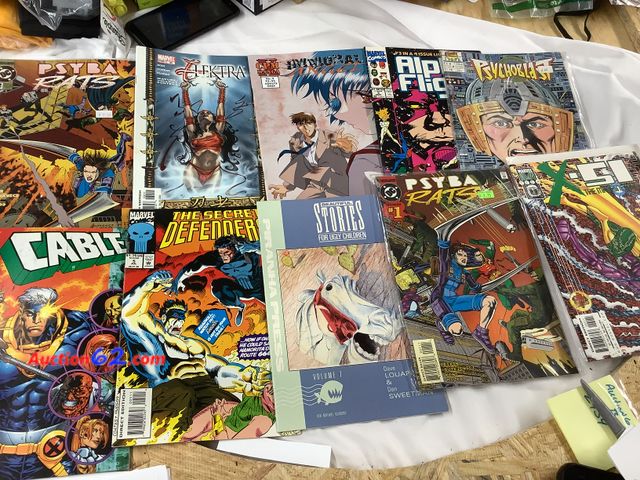 Lot 44-7586p - Lot of 10 newer comics.  Used See All Photo's