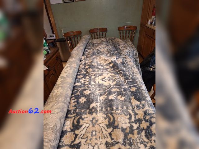 Lot 44-7210j - Superior modern Geometric fire retardant and anti-static indoor area rug 7'×9', grey E-Commerce Return, A basic inspection has been given to...