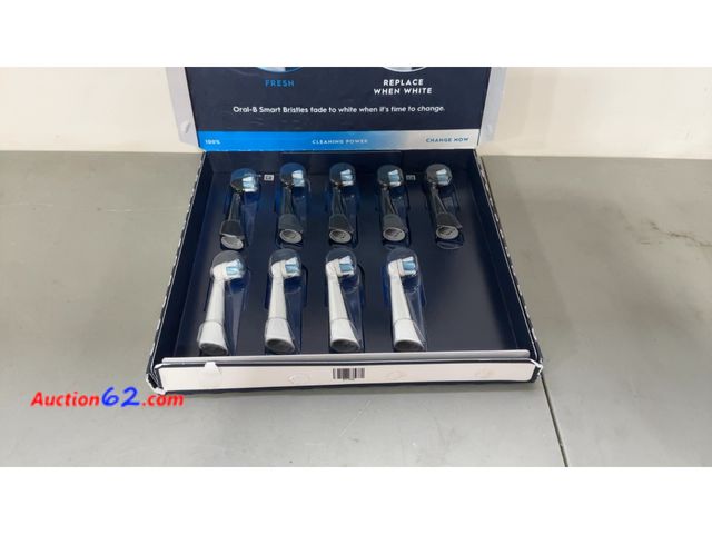 Lot 44-1717j - Oral-B iO Deep Clean Replacement Brush Heads 9-Count Not Tested See All Photo's Appears New, A basic inspection has been given to this item....