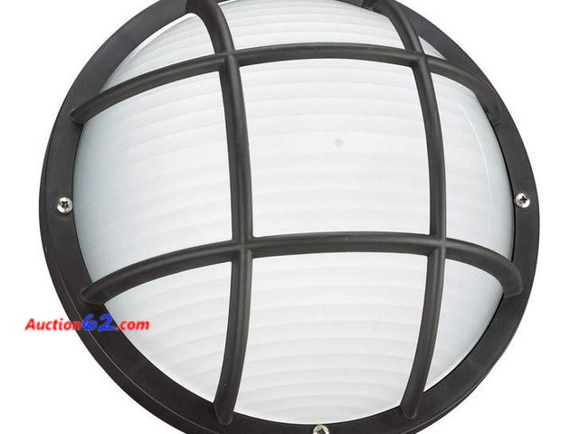 Lot 44-4025w - $76 Retail value- Sea Gull Lighting Generation 89807-12 Contemporary Modern One Light Outdoor Wall Lantern from Seagull-Bayside Collection i...