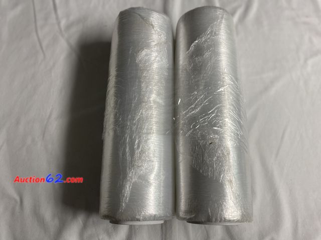 Lot 44-2000w - New. Two rolls of shrink wrap. Handy to wrap Christmas trees, tarps and many other items to condense bulky items. See photos. Appears New, A...