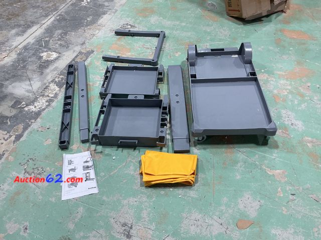 Lot 44-1823i - Boardwalk Janitor's Cart, Gray Polyethylene Not Tested See All Photo's E-Commerce Return, A basic inspection has been given to this item. So...