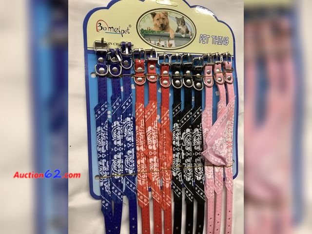 Lot 44-7526t - Lot of 12 bandanna small dog or cat collars. NEW. See All Photo's Not Tested Never opened, Factory Sealed