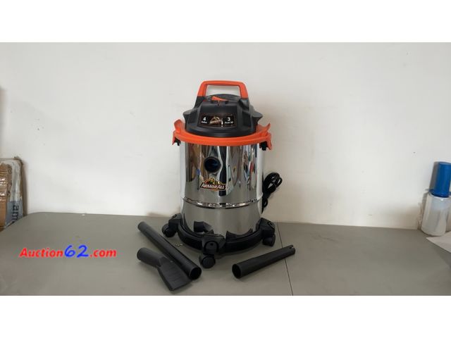 Lot 44-1676o - Armor All 4 Gallon 3 Peak HP Wet/Dry Vacuum See All Photo's Not Tested E-Commerce Return, A basic inspection has been given to this item. So...