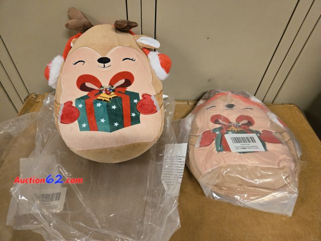 Lot 44-6593w - Lot of 2 Tislovs Stuff Christmas Animal Toys Appears New, A basic inspection has been given to this item. Sold AS-IS.