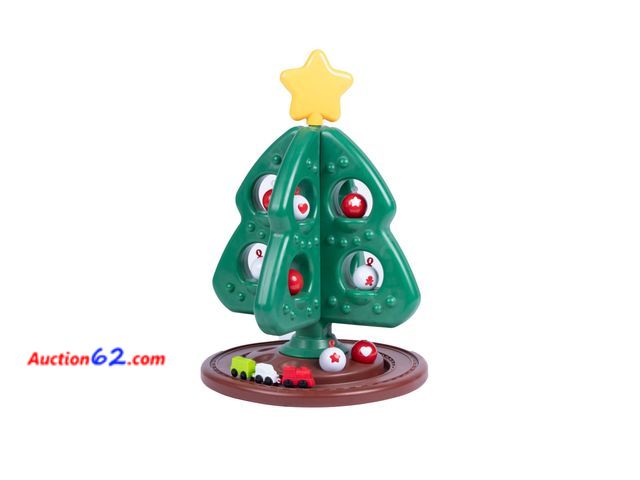 Lot 44-547t - Step2 My First Christmas Tree: Educational Creativity Toy for Toddlers Not Tested Appears New with box damage