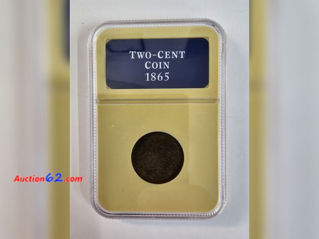 Lot 44-8315r - 1865 TWO CENT PIECE. FIRST COIN TO FEATURE (IN GOD WE TRUST). SANCTIONED BY ABRAHAM LINCOLN.-NT