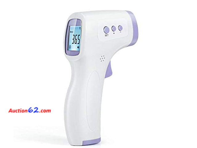 Lot 44-9140j - Dikang Non-Contact Digital Infrared Forehead Thermometer Appears New, A basic inspection has been given to this item. Sold AS-IS.
