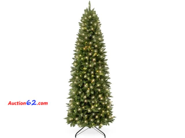 Lot 44-3105z - 4.5ft. - Prelit Spruce Pencil Christmas Tree w/ Incandescent Lights - BCP Products SKY7947 - Ecommerce Return - See Pictures