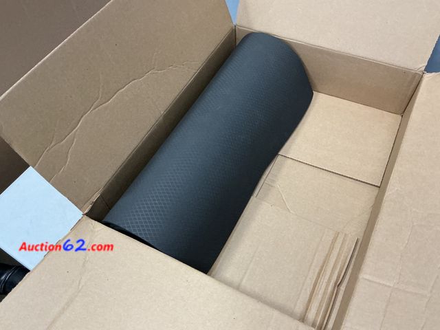 Lot 44-2515e - Black Yoga Mat with Textured Surface Appears New, A basic inspection has been given to this item. Sold AS-IS. Not Tested See All Photo's