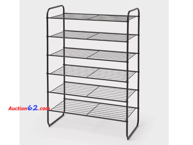 Lot 44-1538w - 6 Tier Shoe Rack - Brightroom™ Not Tested See All Photo's Appears New, A basic inspection has been given to this item. Sold AS-IS.