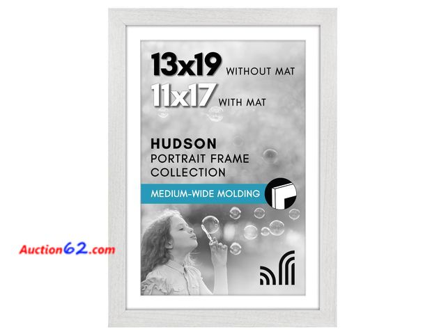 Lot 44-1650e - Americanflat 13x19 Poster Frame - Matted to 11x17 - White Not Tested See All Photo's Appears New, A basic inspection has been given to this ...
