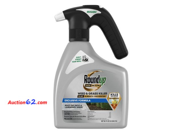 Lot 44-760 - Roundup Dual Action Weed &amp; Grass Killer Plus 4 Month Preventer, 1.5L See All Photo's Not Tested Appears New, A basic inspection has been...