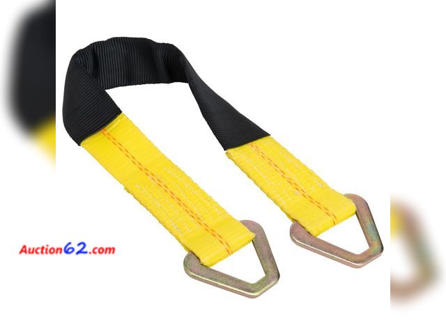 Lot 44-1899a - Keeper – 2” x 24” Premium Axle Tie Down Strap with D Rings - 3,333 lbs. Working Load Limit and 10,000 lbs. Break Strength,One Color See All ...