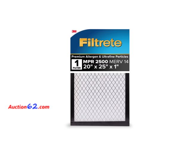 Lot 44-1755a - Filtrete 16x25x1 High Performance Air Filter See All Photo's Not Tested Appears New, A basic inspection has been given to this item. Sold AS...