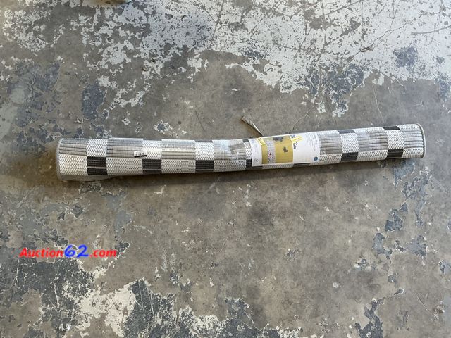 Lot 44-1166p - Linear Geo Outdoor Area Rug - Room Essentials Appears New, A basic inspection has been given to this item. Sold AS-IS. See All Photo's Not T...
