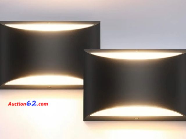 Lot 44-6584g - Roangel Modern LED Wall Sconces - Dimmable Indoor Wall Lights Warm White Up and Down Lighting - 3000K Appears New, A basic inspection has be...