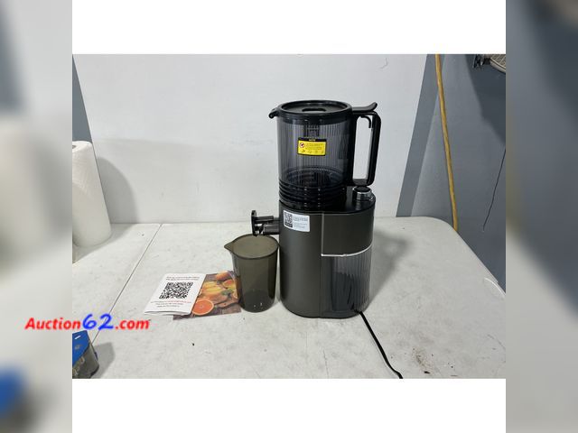Lot 44-833i - $119.99 Retail price - EanOruus Cold Press Juicer, 5.8" Wide Feed Chute Juice Extractor Machine with 400W, High Juice Yield, Slow Masticatin...