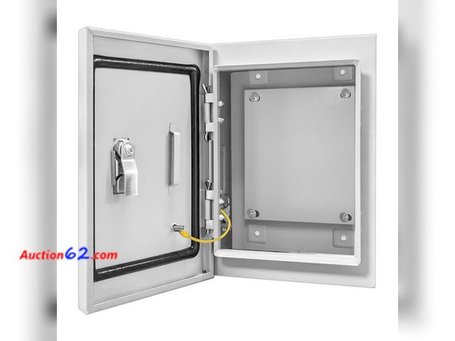 Lot 44-2734w - $94.99 Retail price - CXCESNS Outdoor Electrical Box 16 x 12 x 8”D NEMA 4X Enclosure Steel Box, Waterproof &amp; Dustproof Outdoor/Indoor Lo...