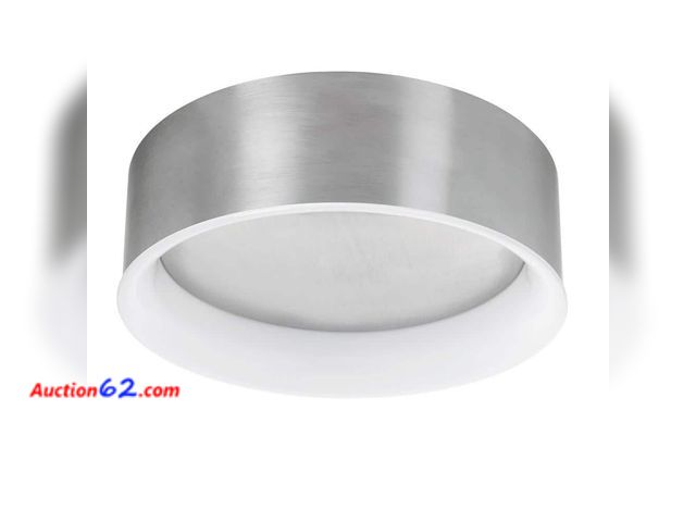 Lot 44-1385m - Flexinstall Cove 10 in. Brushed Nickel Integrated LED Recessed Ceiling Light with 5CCT Plus DuoBright Not Tested See All Photo's Appears New...