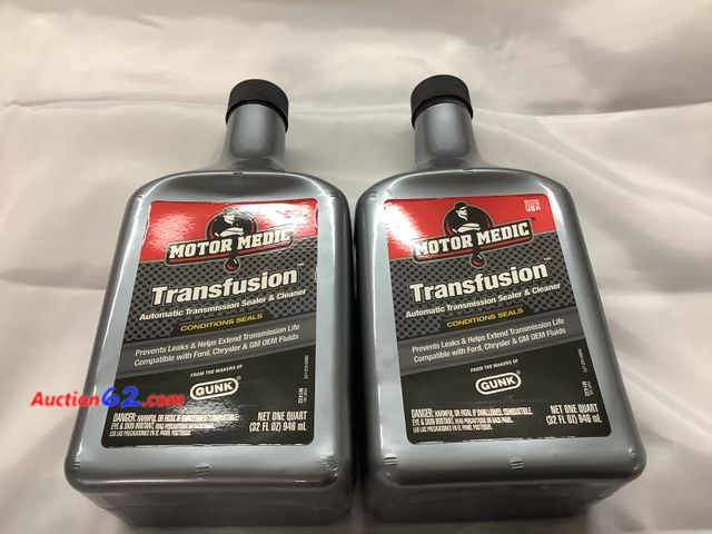 Lot 44-7504p - Lot of 2 quarts MOTOR MEDIC transfusion automatic sealer and cleaner. By GUNK. NEW. See All Photo's Not Tested Never opened, Factory Sealed